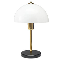 Concept Usine Lampe de table champignon blanc 38cm LISETTE