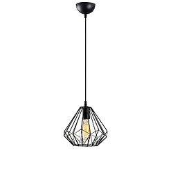 Concept Usine Suspension filaire noire en métal LEA