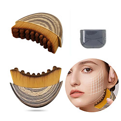 INF Brosse de Contour Lymphatique - Brosse de Soin du Visage avec Couvercle pour un Massage Do