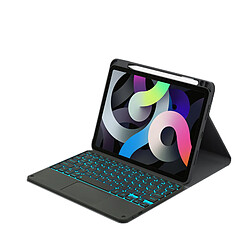 INF Étui pour Tablette avec Clavier Rétroéclairé et Pavé Tactile compatible avec iPad Black i