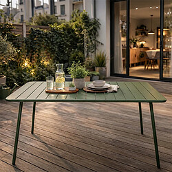 Acheter Concept Usine Table de jardin 4 à 6 places 120cm vert BERGAME