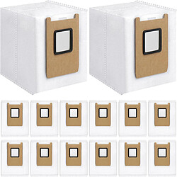 INF Lot de 14 sacs à poussière compatibles avec Eufy RoboVac E28 Omni/E25 Omni