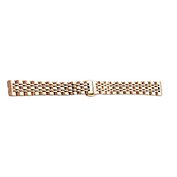 INF Bracelet de Montre en Acier Inoxydable pour Garmin Lily 2 - Boucle Papillon 14 mm Gold