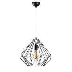 Concept Usine Suspension filaire en fer noir SASHA