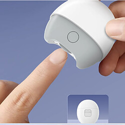 INF Coupe-ongles et lime électrique : Tondeuse automatique avec lumière LED et collecteur de p