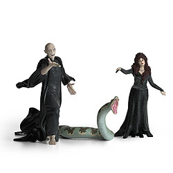 SCHLEICH- Coffret Voldemort Nagini et Bellatrix- 42684- Gamme Harry Potter