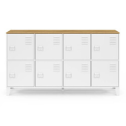 Avis Idmarket Buffet casier 8p blanc