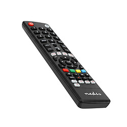Avis Nedis Télécommande Préprogrammée pour TV / DVD / SAT / TNT avec Touches Streaming Noir