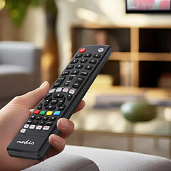 Acheter Nedis Télécommande Préprogrammée pour TV / DVD / SAT / TNT avec Touches Streaming Noir