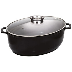 Cocotte mijoteuse ovale 43cm/11l noir - 384931 - BAUMALU