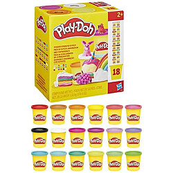 Hasbro Play-Doh, Pack de 18 pots de pâte a modeler