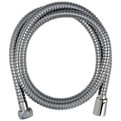 Ce flexible de douche de 1,50 m en inox chromé avec double agrafage assure une...