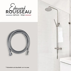 Ce flexible de douche de 2 metres en inox chromé double agrafage est conçu pour...