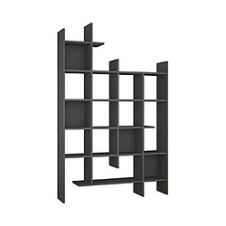 Mes Etagère multicases 122x25,5x188 cm anthracite - OTEK