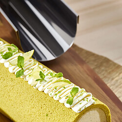 Gouttière à bûche inox ronde 8x30cm - 3206.30 - DE BUYER