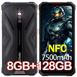 HOTWAV Cyber 9 Pro Smartphone 6,3" 8Go+128Go 7500mAh Android Téléphone Portable Incassable - Occasion