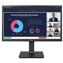 LG 24BP75CP-B 23.8" LED IPS FullHD USB-C Webcam réglable en hauteur