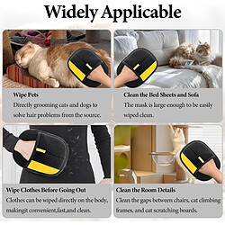 Acheter INF Lot de 2 gants de retrait de poils d'animaux - Double face, réutilisables pour nettoyer le
