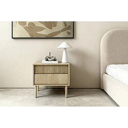 Casanova Table de chevet 53 cm en chêne cremona - Chêne clair