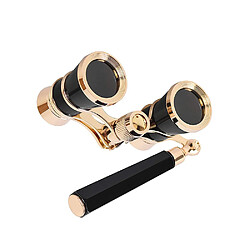 INF Jumelles Compactes 3x25 avec Poignée - Lunettes d'Opéra Noires pour Théâtre, Observation d