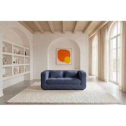 Avis Casanova Canapé droit tissu chenille 2 places Bleu