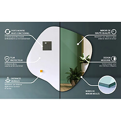 Acheter Tulup Miroir Organique 4070095968178 - 76,6x77 cm