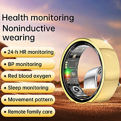 INF Smart Ring R1000 – Bluetooth 5.0, moniteur de sommeil et d'oxygène dans le sang Gold 7 pas cher