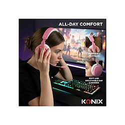 Acheter KONIX Nexus Rose - 40 mm - Jack 3,5 mm - Rose