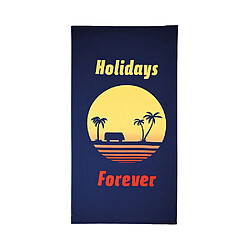 WDK - Serviette de plage 90x170 cm - Noir