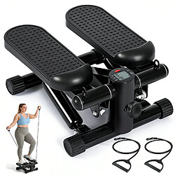ZMH Stepper De Fitness Avec Écran LCD Résistance Ajustable Stepper Pour Jambes Et Bras