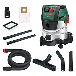 Aspirateur universel BOSCH - PAS 20-220PRS - 1300 W - 65 l/s - Réservoir de 20 L - 220 mbar