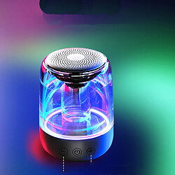 Acheter INF Enceinte Bluetooth 5.3 portable avec lumière LED – Design transparent, expérience sonore s