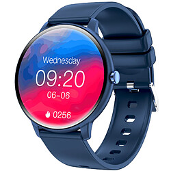 INF Montre connectée avec ECG, fréquence cardiaque, tension artérielle Blue