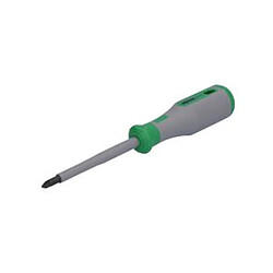 WAGO 206-2111 - Tournevis Plat 2,5x0,4x75 mm - Isolé 1000 V - Gris/Vert