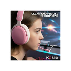 KONIX Nexus Rose - 40 mm - Jack 3,5 mm - Rose pas cher