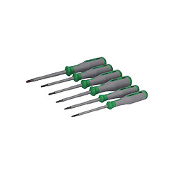WAGO Set 6 Tournevis Torx Isolés 1000 V - T8-T30