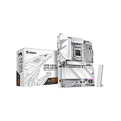 GIGABYTE X870 A ELITE X ICE - ATX - Blanc Argent