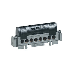 LEGRAND Lexic 092790 - Bornier phase 8 bornes - Noir