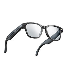 Avis INF Lunettes intelligentes AI à monture noire avec caméra HD 8MP et assistant vocal Transparen