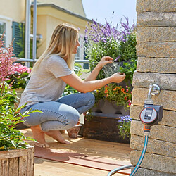 Programmateur d'Arrosage Gardena Flex Noir - 1890-34 pas cher
