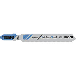 Bosch T118 EFS - 83 mm - 3 pièces - Inox