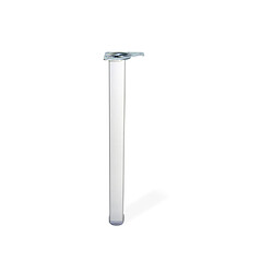 EMUCA FITWID Pied table carré réglable 60x60 mm 710 mm Aluminium