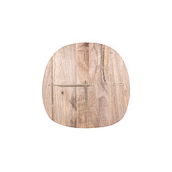 Table Passion Horloge manguier 61x59,5 cm