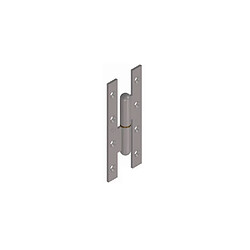 MONIN 6004 - 110 x 50 mm - Gauche - Gris