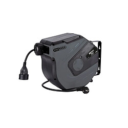 KS TOOLS 150.4318 - Enrouleur mural 15 m 3x2,5 mm² - Gris