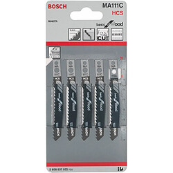Bosch MA 111 C - Lames scie sauteuse T 80 mm Pack 5