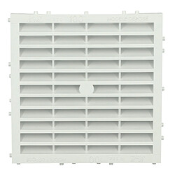 Nicoll M214 - Grille façade carrée 197x197 mm - Blanc