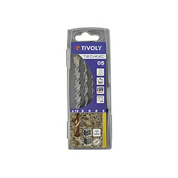 Tivoly Coffret 5 forets béton SLR Ø4-10 mm