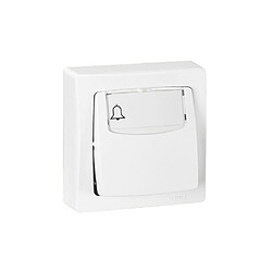 Legrand 097611 Poussoir Saillie - Blanc - Porte-étiquette
