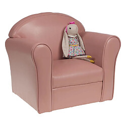 Amadeus Fauteuil club enfant rose